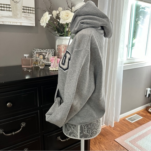 Champion GVSU Hoodie Gray – Vintage Collegiate Sweatshirt Size Small - Picture 7 of 16